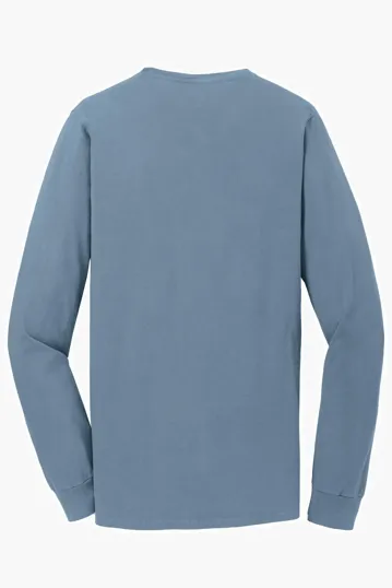 Port & Co Beach Wash Garment-Dyed Long Sleeve Tee — view 34
