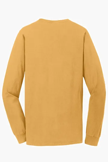 Port & Co Beach Wash Garment-Dyed Long Sleeve Tee — view 35