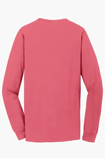 Port & Co Beach Wash Garment-Dyed Long Sleeve Tee — view 37