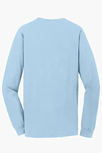 Port & Co Beach Wash Garment-Dyed Long Sleeve Tee — view 38