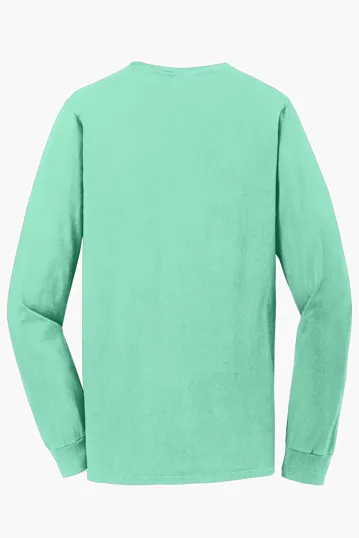 Port & Co Beach Wash Garment-Dyed Long Sleeve Tee — view 39