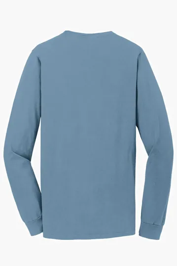 Port & Co Beach Wash Garment-Dyed Long Sleeve Tee — view 41