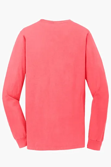 Port & Co Beach Wash Garment-Dyed Long Sleeve Tee — view 42