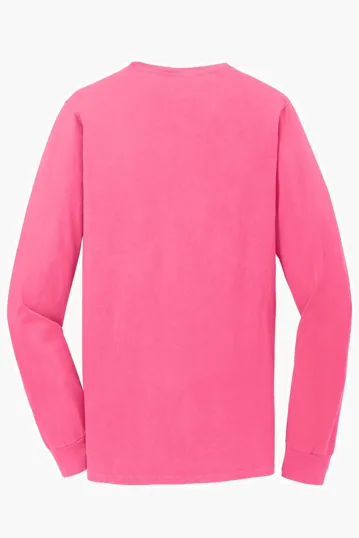 Port & Co Beach Wash Garment-Dyed Long Sleeve Tee — view 44