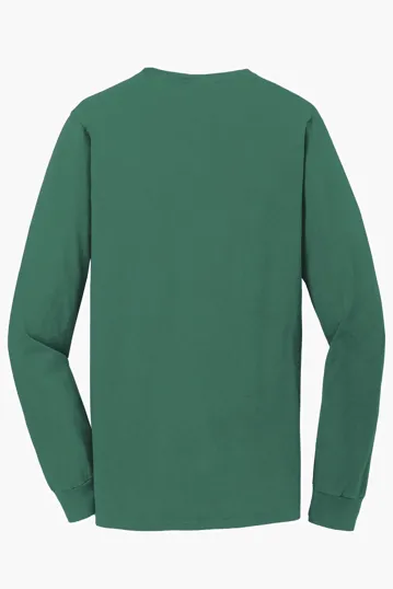 Port & Co Beach Wash Garment-Dyed Long Sleeve Tee — view 45