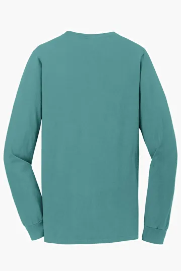 Port & Co Beach Wash Garment-Dyed Long Sleeve Tee — view 46