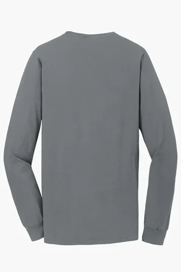 Port & Co Beach Wash Garment-Dyed Long Sleeve Tee — view 47