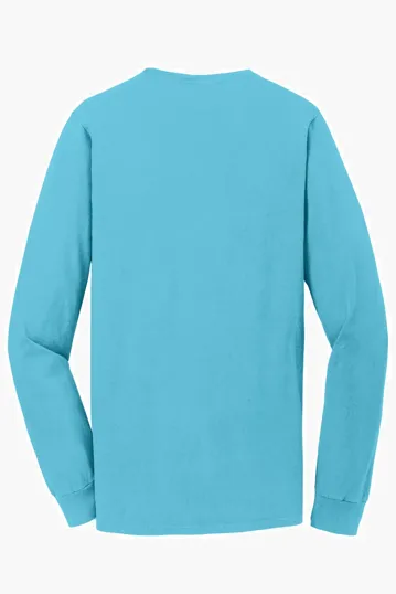 Port & Co Beach Wash Garment-Dyed Long Sleeve Tee — view 51