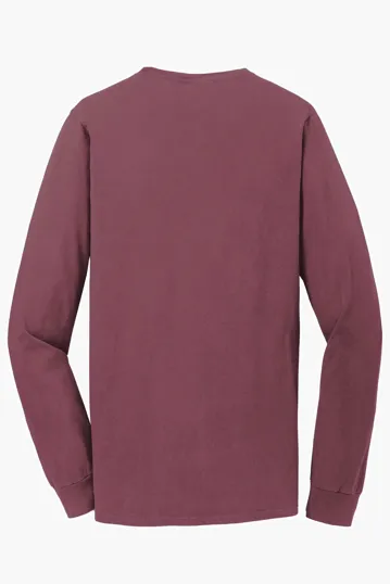 Port & Co Beach Wash Garment-Dyed Long Sleeve Tee — view 53