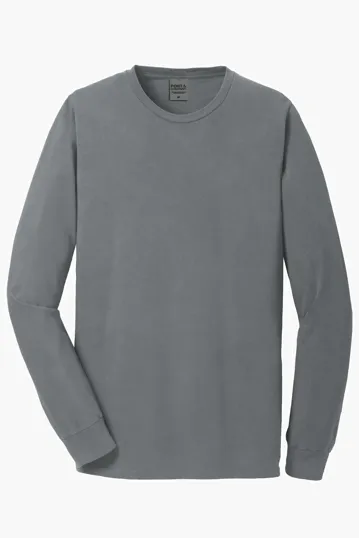 Port & Co Beach Wash Garment-Dyed Long Sleeve Tee — view 20