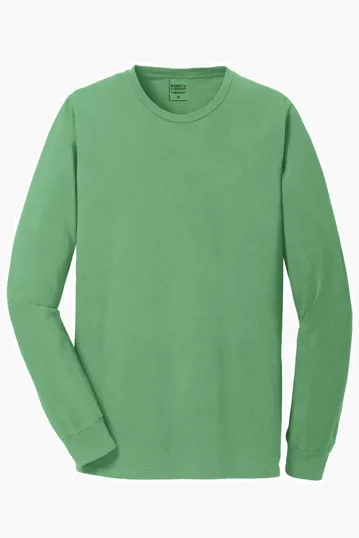 Port & Co Beach Wash Garment-Dyed Long Sleeve Tee — view 23