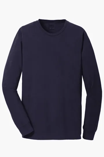 Port & Co Beach Wash Garment-Dyed Long Sleeve Tee — view 25