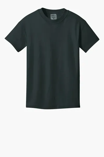 Port & Co Youth Beach Wash Garment-Dyed Tee — view 3