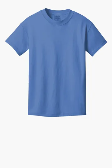 Port & Co Youth Beach Wash Garment-Dyed Tee — view 4