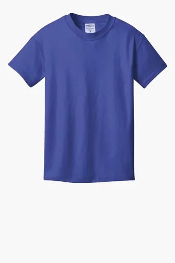 Port & Co Youth Beach Wash Garment-Dyed Tee — view 5