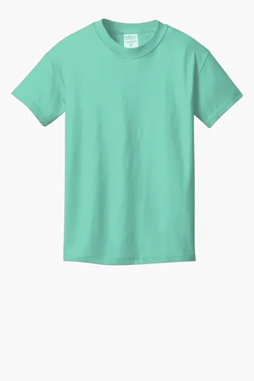 Port & Co Youth Beach Wash Garment-Dyed Tee — view 6