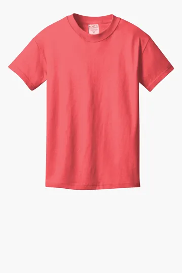 Port & Co Youth Beach Wash Garment-Dyed Tee — view 7