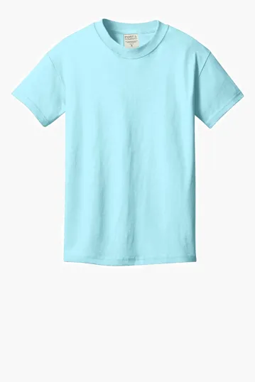 Port & Co Youth Beach Wash Garment-Dyed Tee — view 8