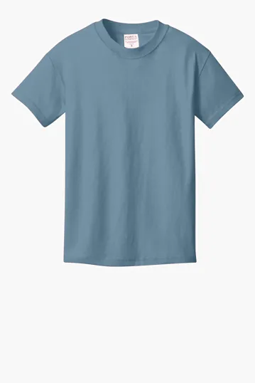 Port & Co Youth Beach Wash Garment-Dyed Tee — view 11