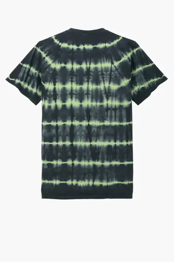 Port & Co Allover Stripe Tie-Dye Tee — view 9
