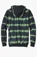 Port & Co Allover Stripe Tie-Dye Fleece Hoodie — view 7