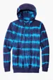 Port & Co Allover Stripe Tie-Dye Fleece Hoodie — view 5