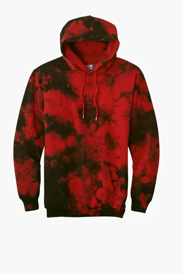 Port & Co Crystal Tie-Dye Pullover Hoodie — view 3