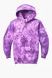 Port & Co Youth Crystal Tie-Dye Pullover Hoodie — view 3
