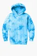 Port & Co Youth Crystal Tie-Dye Pullover Hoodie — view 4