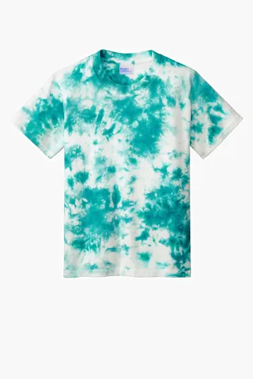 Port & Co Youth Crystal Tie-Dye Tee — view 8
