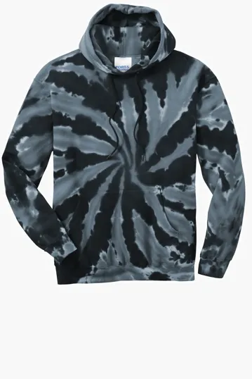 Port & Co Tie-Dye Pullover Hooded Sweatshirt — view 2