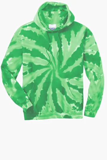 Port & Co Tie-Dye Pullover Hooded Sweatshirt — view 3