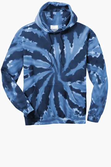 Port & Co Tie-Dye Pullover Hooded Sweatshirt — view 5