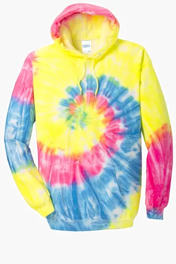 Port & Co Tie-Dye Pullover Hooded Sweatshirt — view 6