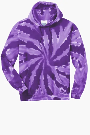 Port & Co Tie-Dye Pullover Hooded Sweatshirt — view 8