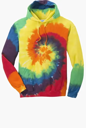 Port & Co Tie-Dye Pullover Hooded Sweatshirt — view 9