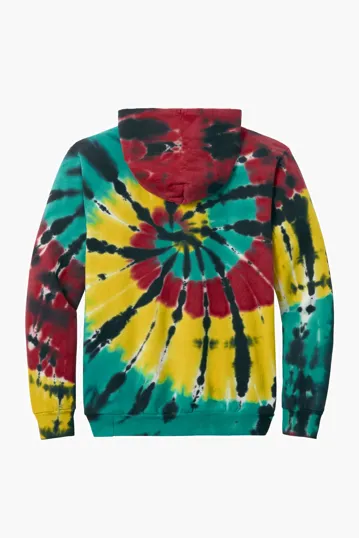 Port & Co Tie-Dye Pullover Hooded Sweatshirt — view 23