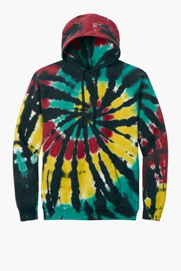 Port & Co Tie-Dye Pullover Hooded Sweatshirt — view 22