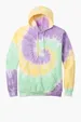 Port & Co Tie-Dye Pullover Hooded Sweatshirt — view 4