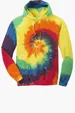 Port & Co Tie-Dye Pullover Hooded Sweatshirt — view 9