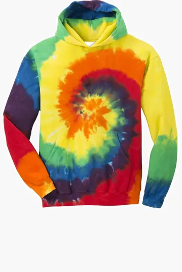 Port & Co Youth Tie-Dye Pullover Hooded Sweatshirt — view 8