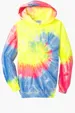 Port & Co Youth Tie-Dye Pullover Hooded Sweatshirt — view 5