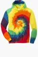 Port & Co Youth Tie-Dye Pullover Hooded Sweatshirt — view 8