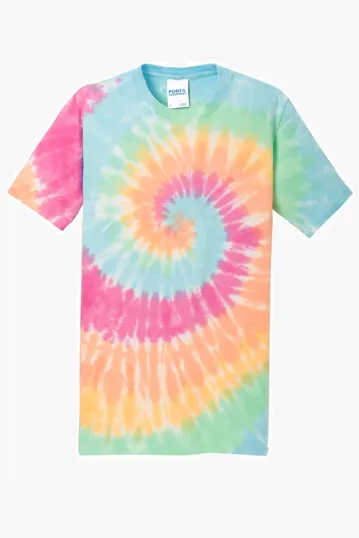 Port & Co Tie-Dye Tee, 100% Cotton — view 4