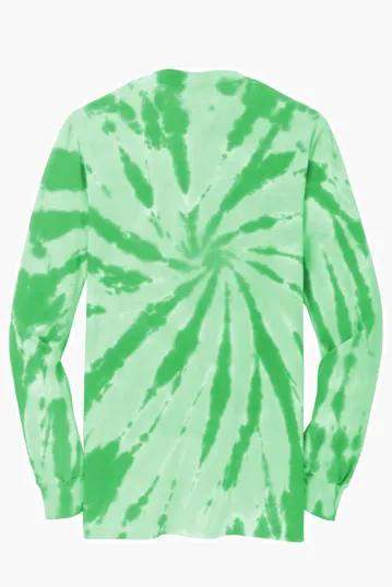 Port & Co Tie-Dye Long Sleeve Tee — view 9