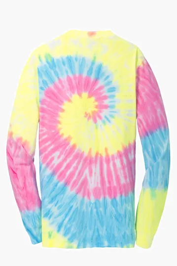 Port & Co Tie-Dye Long Sleeve Tee — view 10