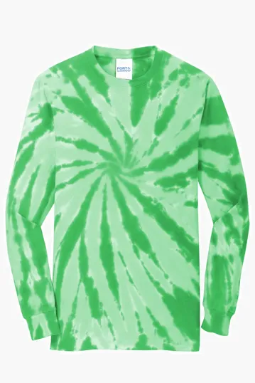 Port & Co Tie-Dye Long Sleeve Tee — view 2