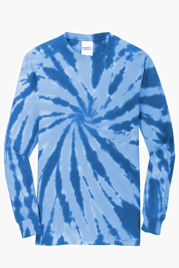 Port & Co Tie-Dye Long Sleeve Tee — view 7