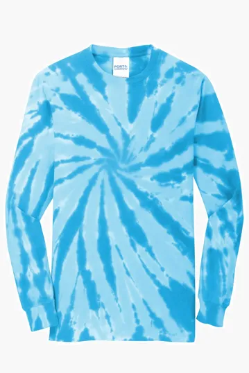 Port & Co Tie-Dye Long Sleeve Tee — view 8