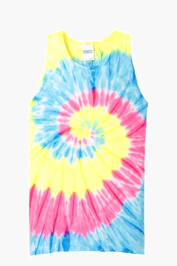 Port & Co Tie-Dye Tank Top — view 3